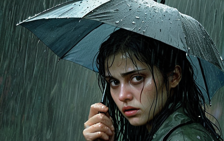 **

"Vertie in the rain, melancholic, symbolizing loneliness and determination, fan art, muted colors, dramatic lighting, reminiscent of watercolor painting, Reverse: 1999"

**