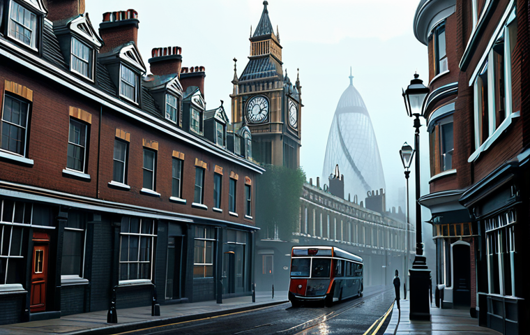 **

"Detailed environment art, showcasing a distorted London cityscape from the game Reverse: 1999, featuring elements of time regression and a foggy atmosphere. Victorian architecture blends with surreal anomalies. Safe for work, appropriate content, fully clothed, professional, perfect anatomy, natural proportions, high quality, digital painting."

**