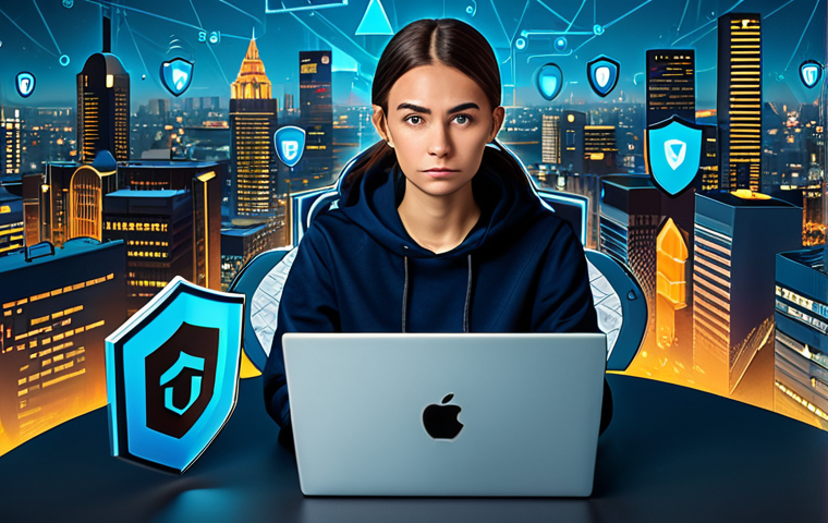 **

"A concerned gamer surrounded by floating icons representing passwords, two-factor authentication, and antivirus software. She's using a secure password manager on her laptop. Background features a stylized cityscape with security shields overlaid. Fully clothed, appropriate attire, safe for work, professional, perfect anatomy, natural proportions, family-friendly, high quality, digital illustration."

**