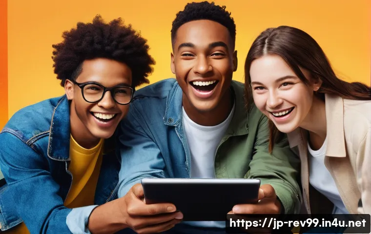 리버스 1999 협동 게임의 묘미 - **Prompt 1: Shared Enthusiasm and Friendship**
    "A vibrant, dynamic shot of a diverse group of yo...