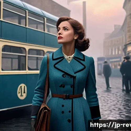 리버스 1999 팬 창작 스토리 - **Prompt:** A full-body shot of Vertin and Sonetto standing on a slightly wet, cobblestone street in...