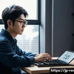 리버스 1999 게임 코칭 서비스 - A focused Japanese gamer in a modern, sleek room practicing Reversi:1999 on a digital board, wearing...