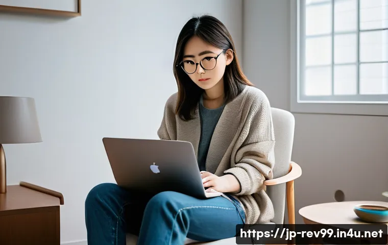 리버스 1999 팬 채널 추천 - A cozy, softly lit room with a young Japanese woman wearing casual clothes and stylish glasses, sitt...