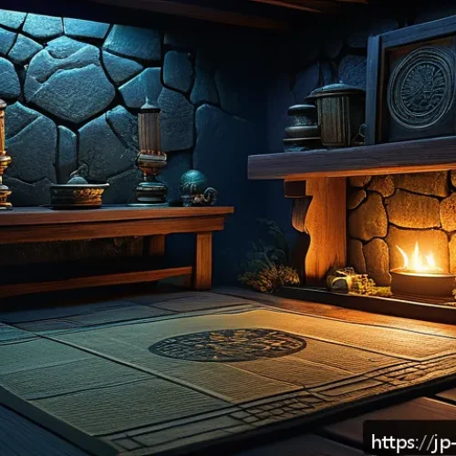 리버스 1999 특수 아이템 획득법 - A detailed fantasy game scene showing a hidden small room at the corner of a large, mysterious map. ...